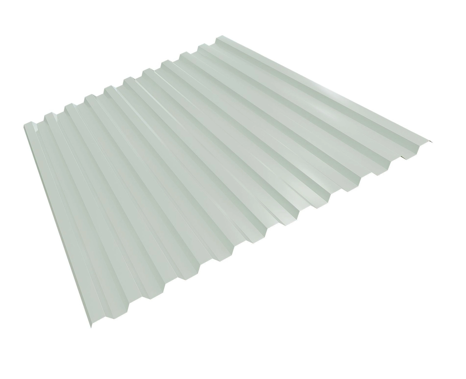 Профнастил НС-21 9002 белая ночь