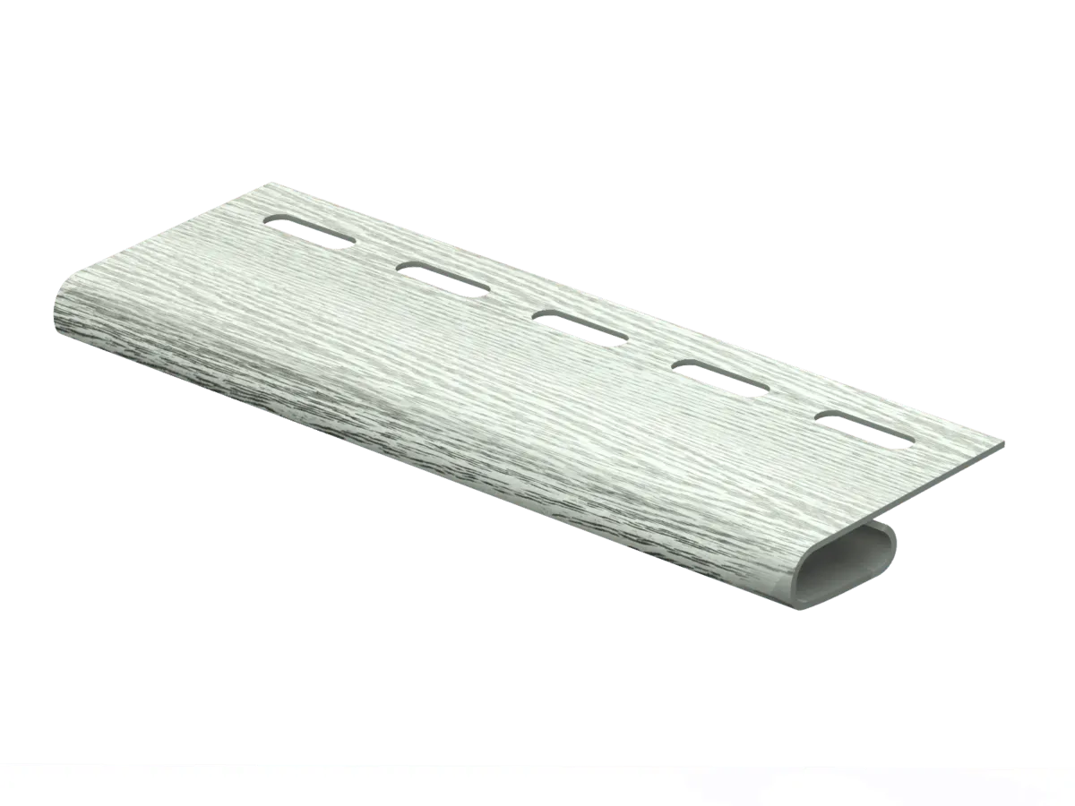 Планка финишная для сайдинга U-PLAST Timberblock ясень прованс зеленый 3050 мм