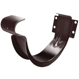 Карнизный крючок короткий 49 мм металл GrandLine (RAL 8017 шоколад) 125 мм