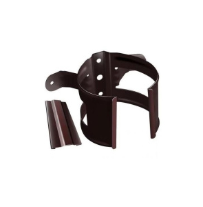 Кронштейн трубы на дерево металл Grand Line (RAL 8017 шоколад) 90 мм