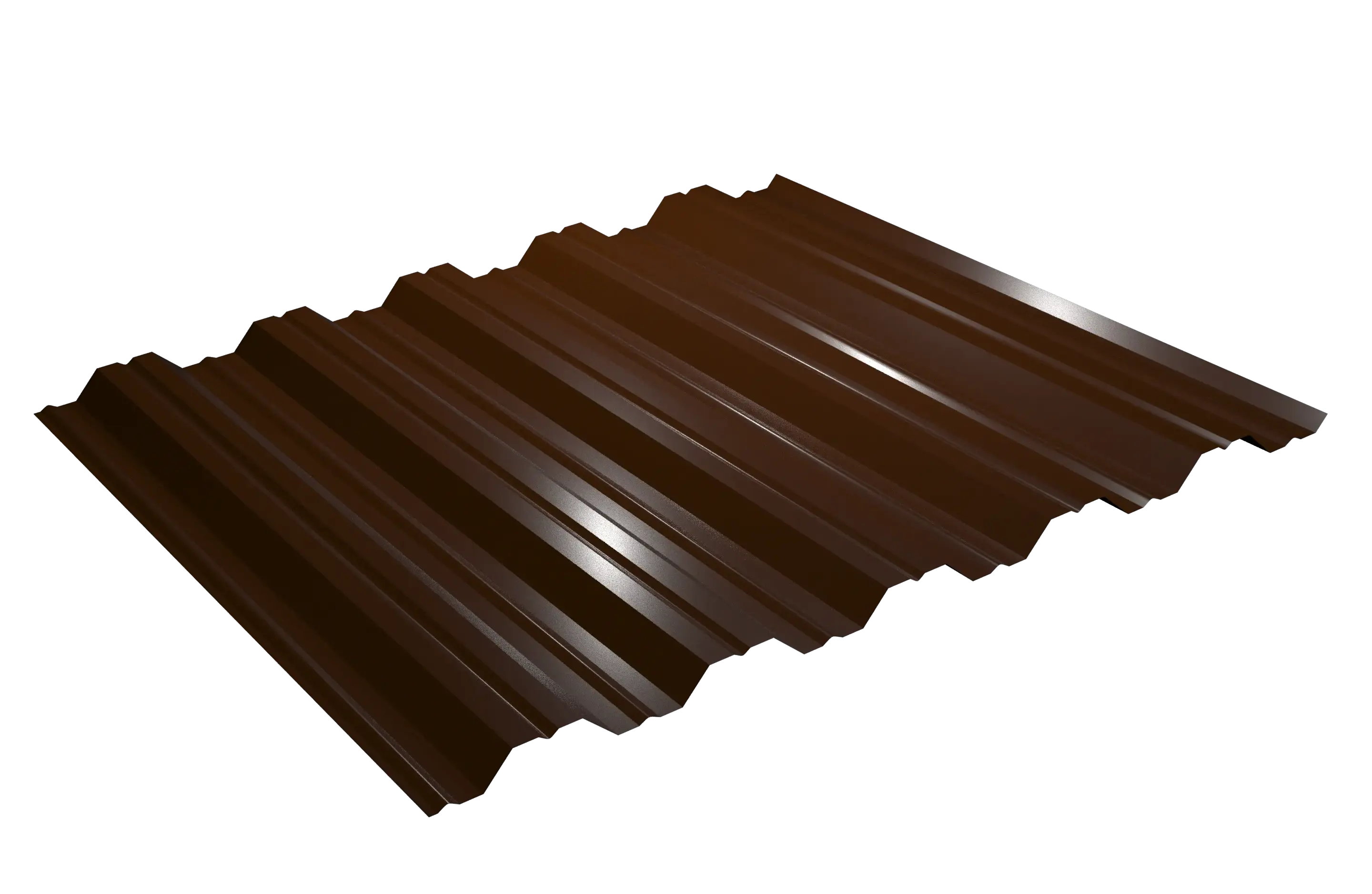 Профлист НС-35 1070 (1000) (0,45/8017 шоколад (краска/грунт двусторонняя))